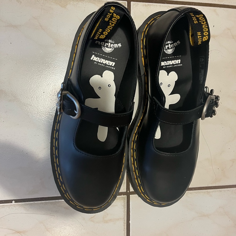 Marc Jacobs Doc Martens Black Mary Janes